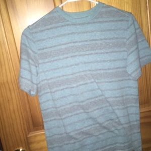 Blue and gray tee shirt